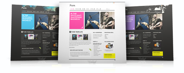wordpress主题pure：清纯源于漂亮