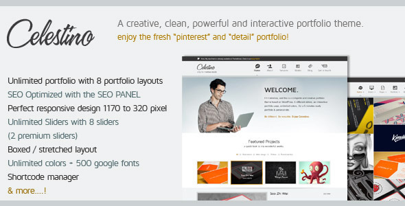 wordpress创意主题Celestino