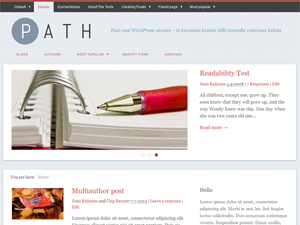 wordpress博客主题Path：V0.2