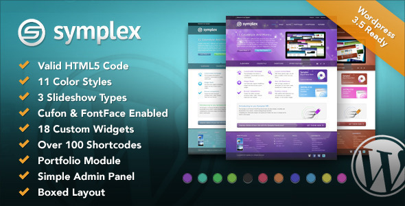 wordpress主题symplex漂亮多用途强功能