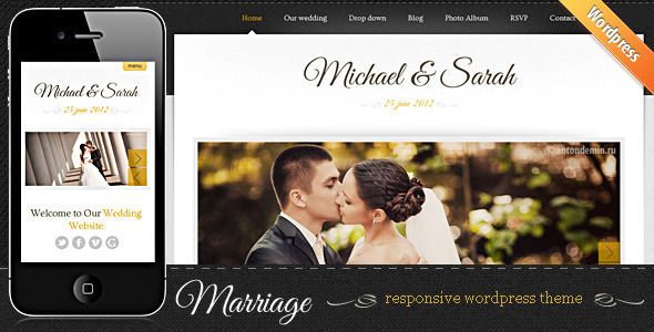 wordpress婚庆主题Marriage v3.0