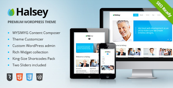 Halsey v1.1.9 – 顶级wordpress企业主题