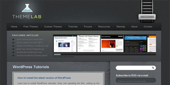 WordPress tutorials themelab 