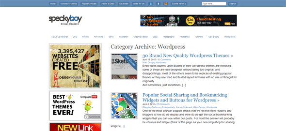 Wordpress tutorials Speckyboy Design Magazine 