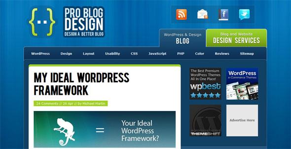 wordpress themes Pro Blog Design 