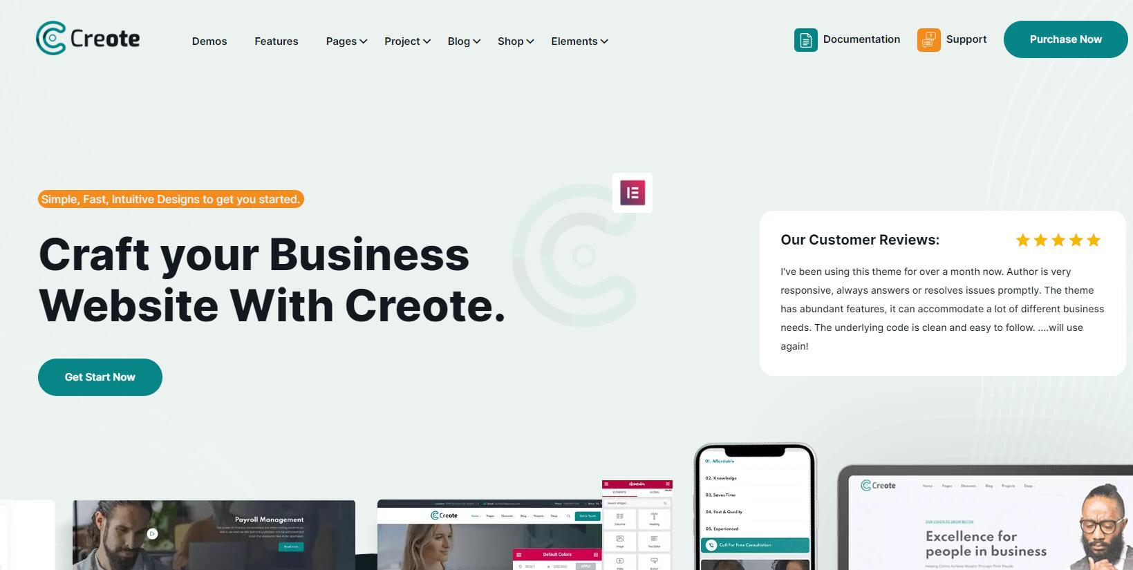 Creote v1.0.4- 咨询业务 WordPress 主题