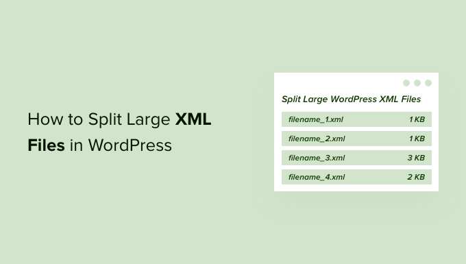 如何在 WordPress 中拆分大 XML 文件（免费工具）-罗博客