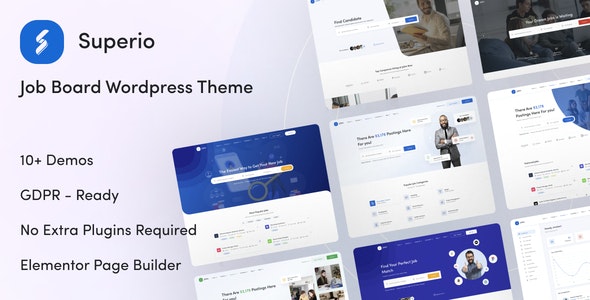 Superio v1.2.26– 工作职位 WordPress 主题