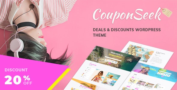 CouponSeek v1.1.7- 优惠和折扣 WordPress 主题