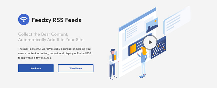 Feedzy 你能帮助在你自己的 WordPress 网站上使用网站的 RSS 提要吗