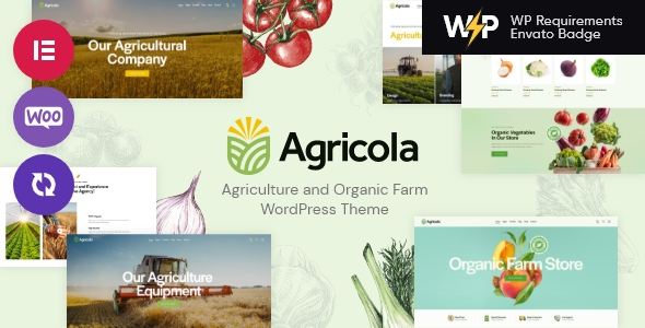 Agricola v1.1.0- 农业和有机农场 WordPress 主题