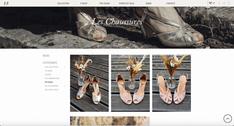 Example-of-a-category-page-gathering-all-the-bridal-shoes-Source-lauredesagazan.fr_