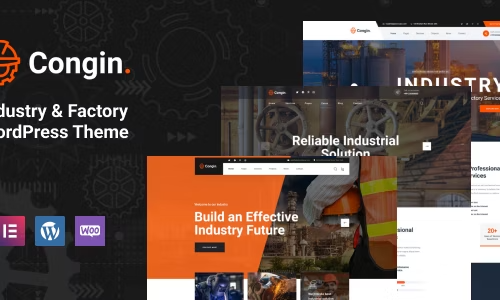 Congin v1.03 | 工厂和工业WordPress主题