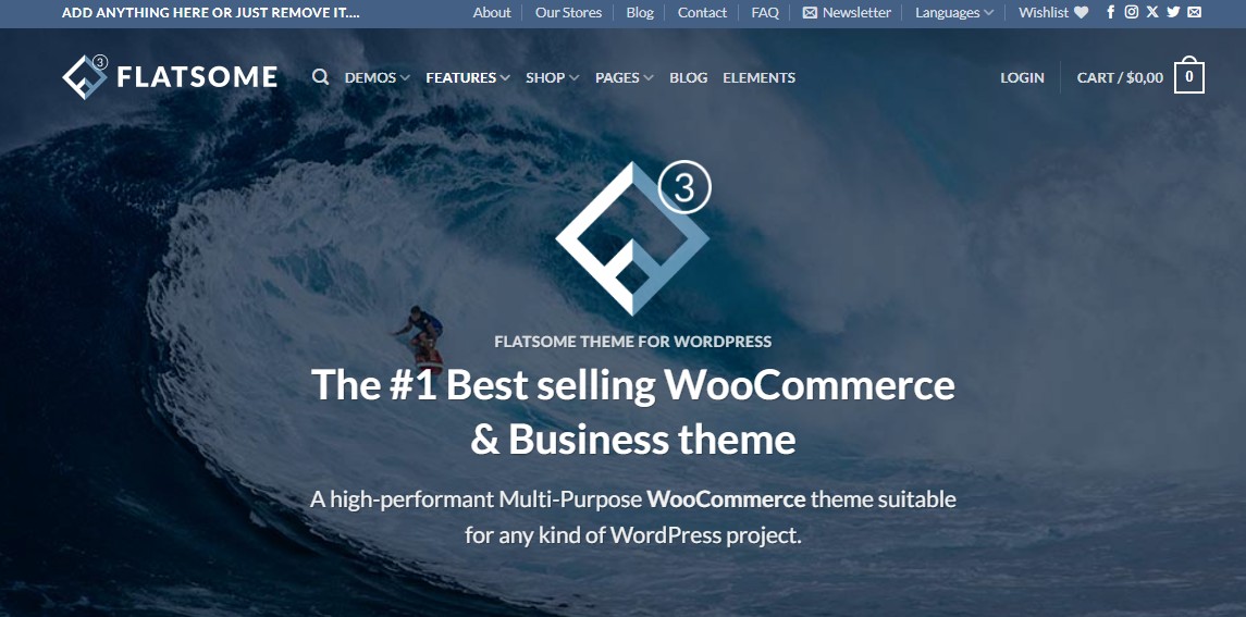 Flatsome v3.18.2 – 多功能响应式WooCommerce主题