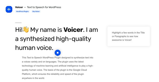 Voicer